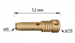 Вставка для наконечника M6/М16/52 мм