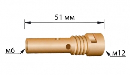 Вставка для наконечника M6/M12/51 мм